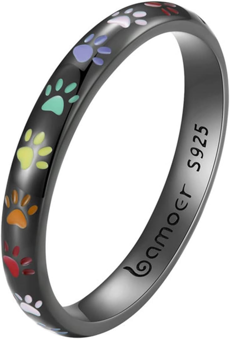 Paw - Bague Émaillée Tendre