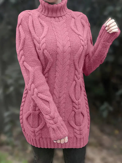 Narda - Élégante Robe Turtleneck