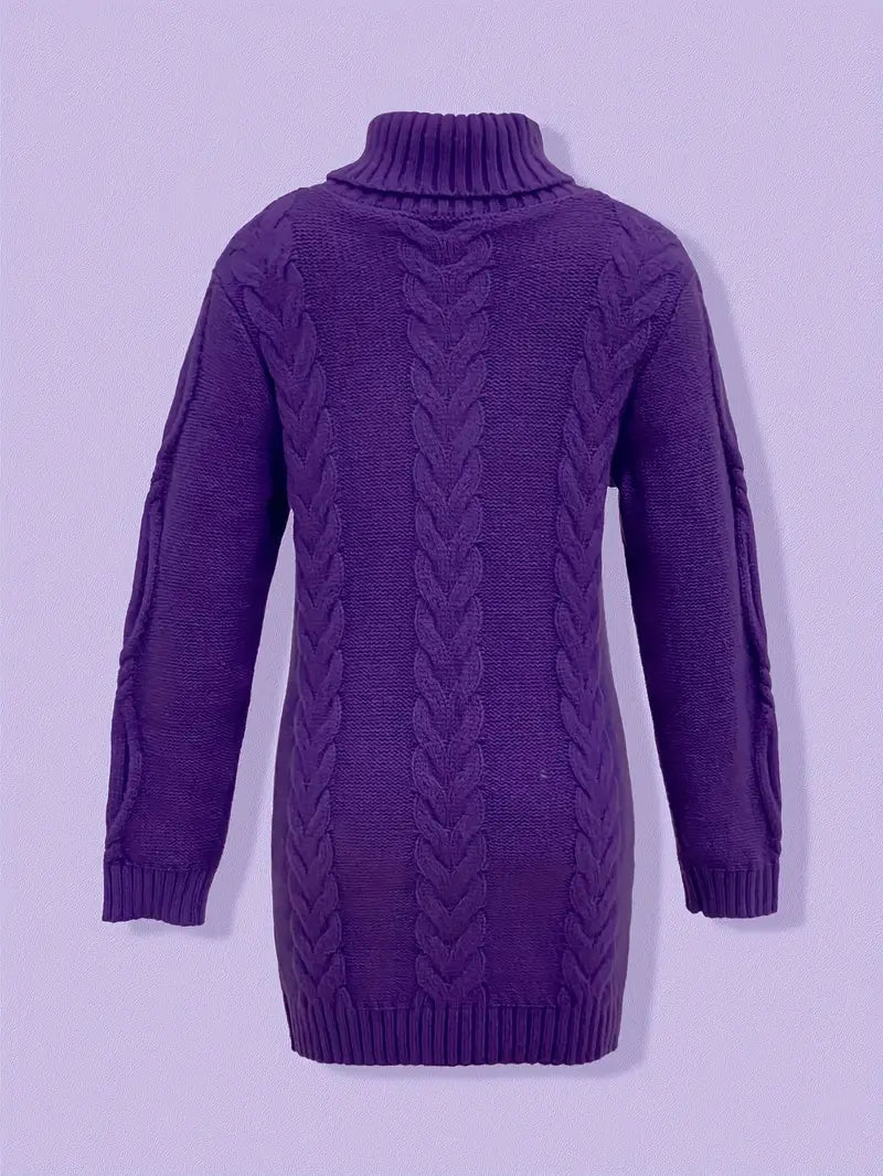 Narda - Élégante Robe Turtleneck