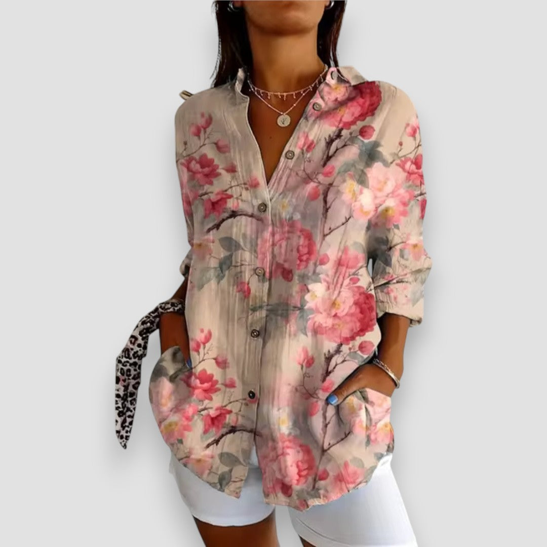 Sofia - Blouse Florale Élégante