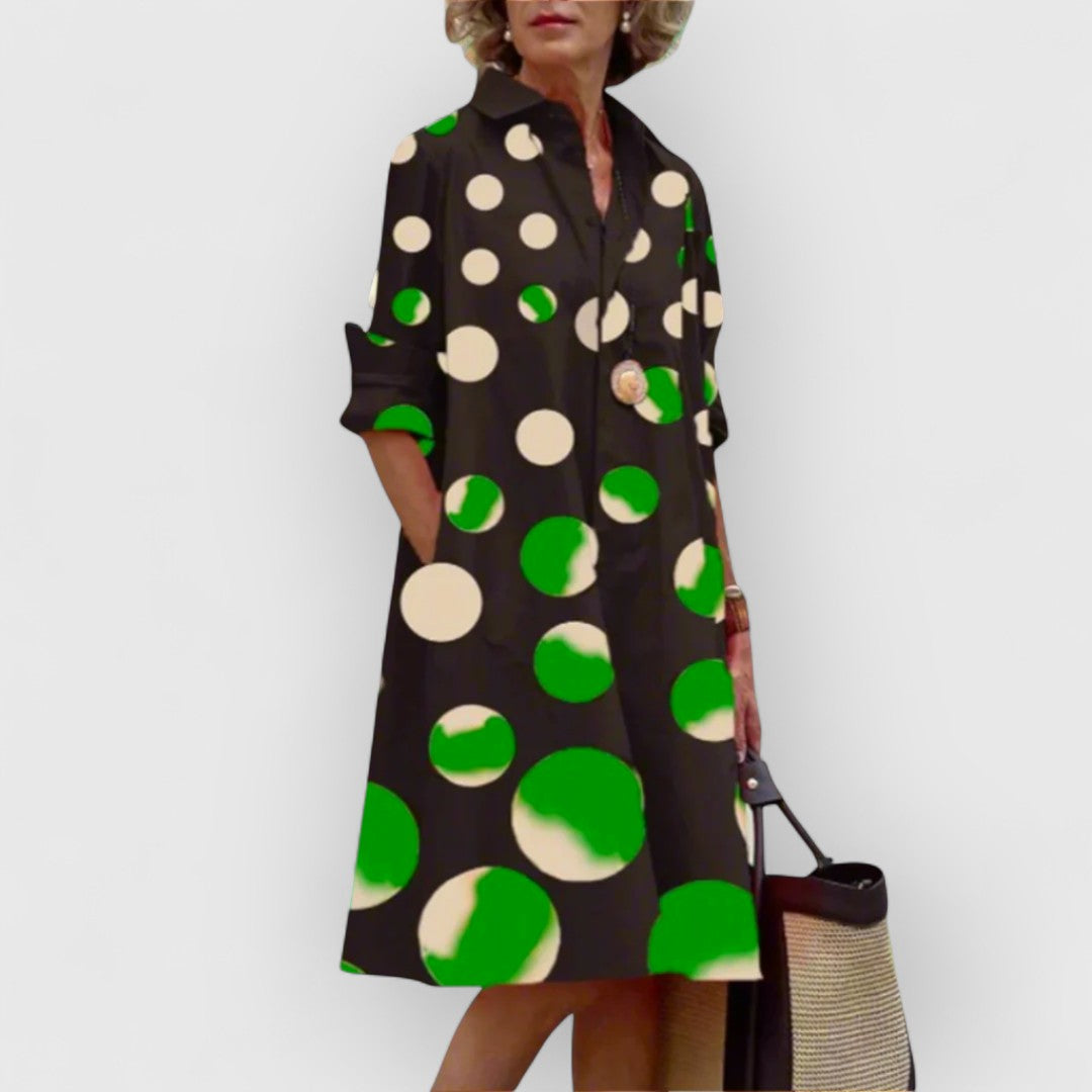 Nika - Robe Midi À Pois