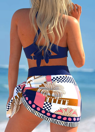 Mina - Bikini Élégant À Nœud