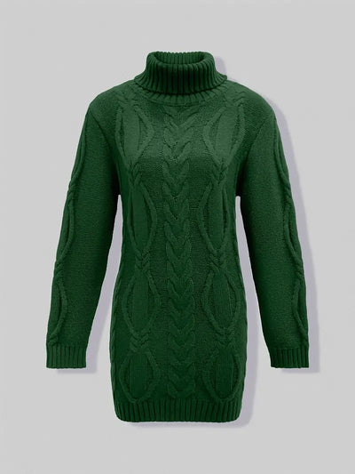 Narda - Élégante Robe Turtleneck