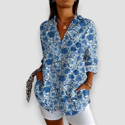 Sofia - Blouse Florale Élégante