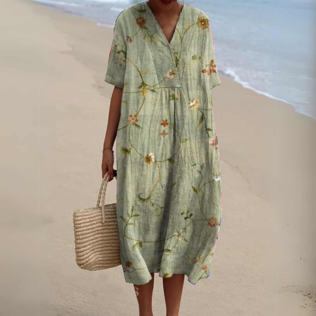 Audrey - Robe Fleurie Printanière