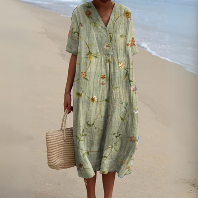 Audrey - Robe Fleurie Printanière