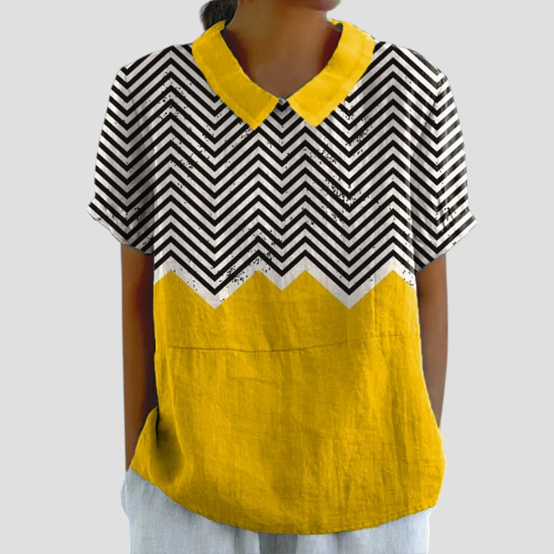 Elettra - Blouse À Imprimés Chic