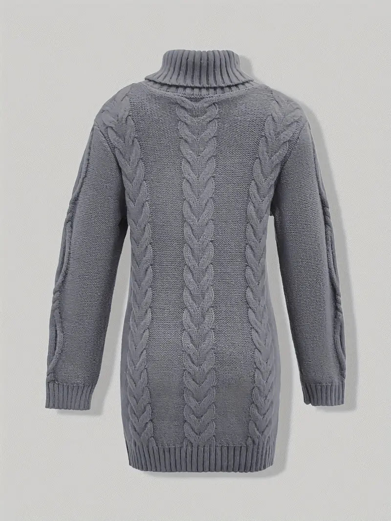 Narda - Élégante Robe Turtleneck