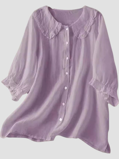 Luana - Chemise Légère Avec Volants