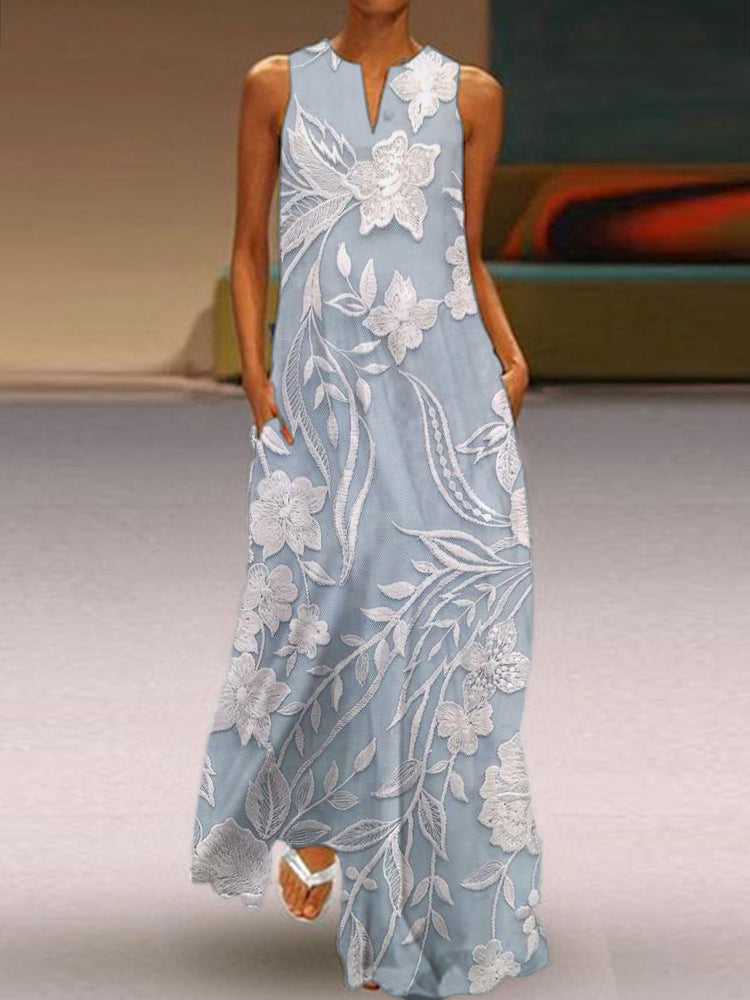 Maylora - Robe Botanique Élégante