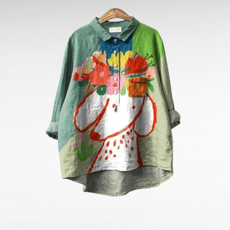 Laluna - Élégante Blouse Vintage