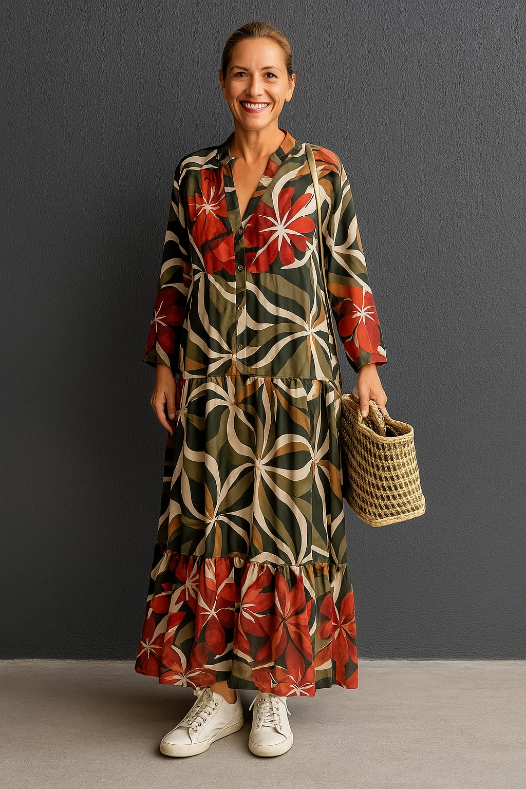 Coralie - Robe Ample Élégante