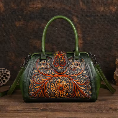 Florina - Sac En Cuir Floral