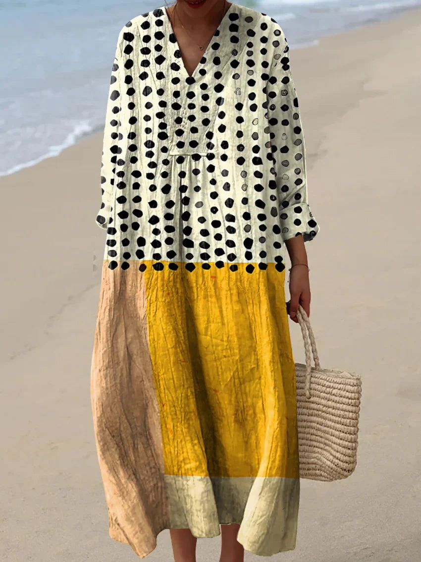 Lunelle - Robe Minimaliste Printanière