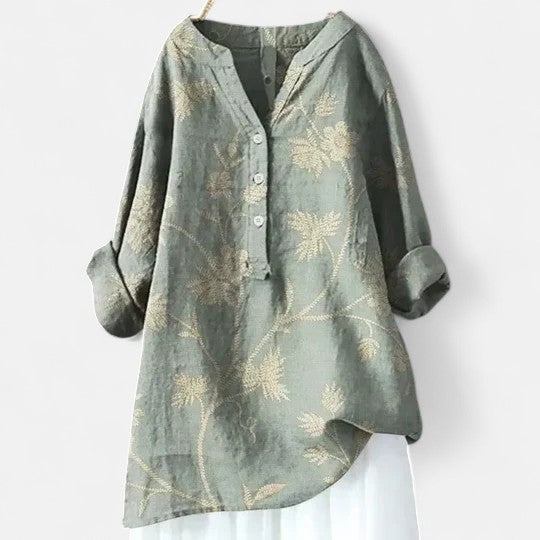 Marion - Chemise Légère et Élégante à Fleurs