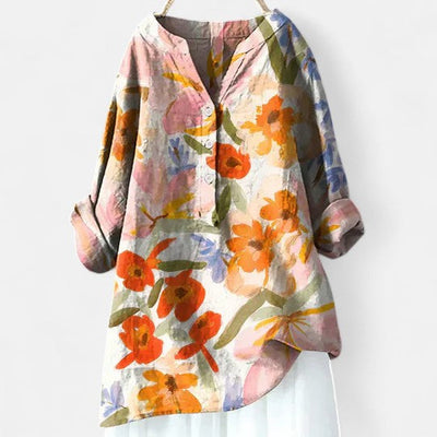 Marion - Chemise Légère et Élégante à Fleurs