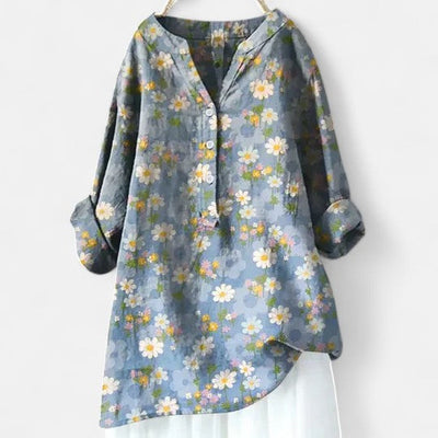 Marion - Chemise Légère et Élégante à Fleurs