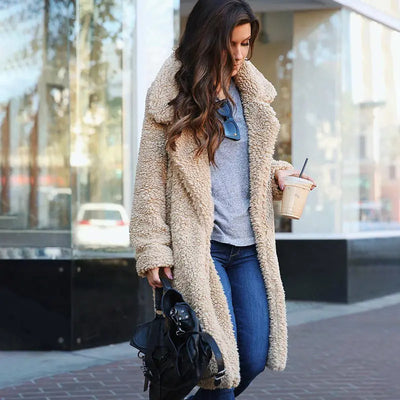 Léocadie - Manteau Fausse Fourrure Chic