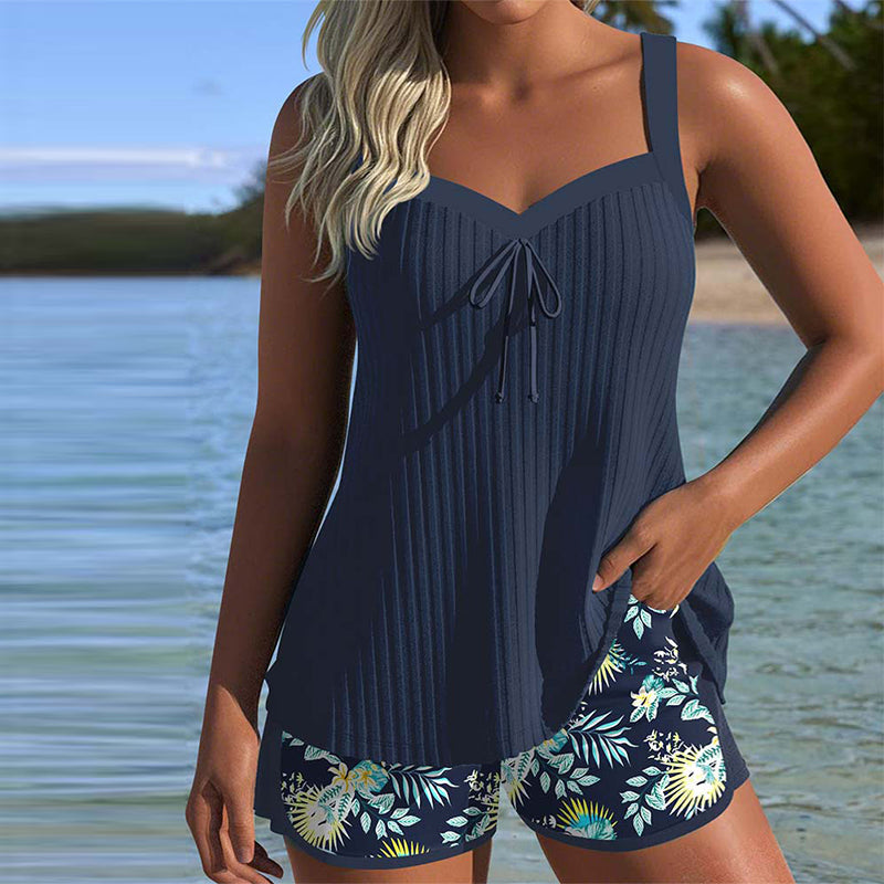 Beau - Tankini Rayé Élégant