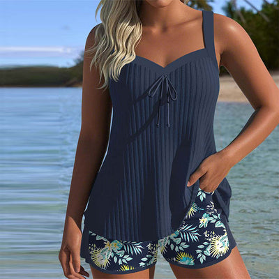 Beau - Tankini Rayé Élégant