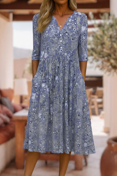 Lucille - Robe Décontractée Élégante