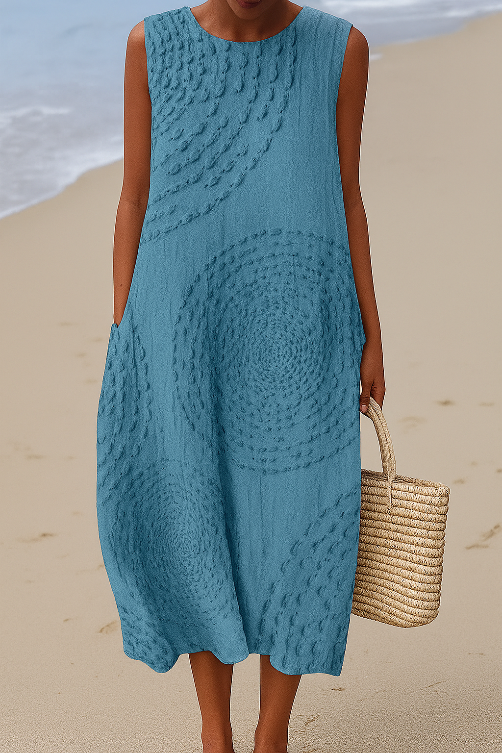 Sofie - Robe Midi Aérée Élégante