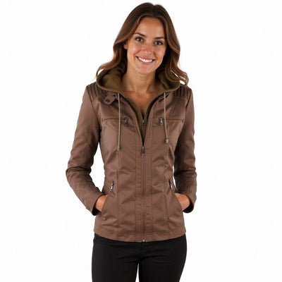 Cleo - Veste En Cuir Chic