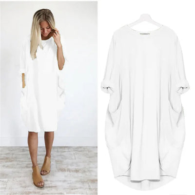 Elena - Robe Oversize Élégante