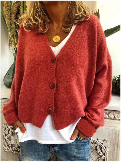 Scarlett - Élégant Cardigan Tricoté