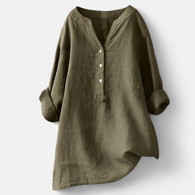 Ella - Chemise Légère et Élégante à Fleurs