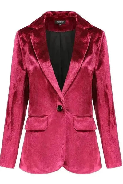 Liora - Blazer Velours Élégant
