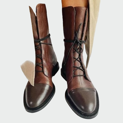 Célia - Bottes Élégantes En Cuir