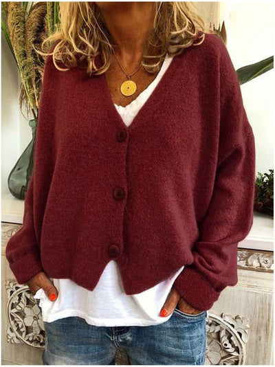 Scarlett - Élégant Cardigan Tricoté