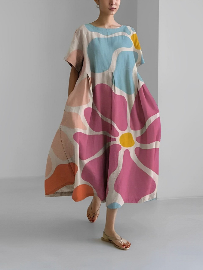 Valentina - Robe Fleurie Élégante