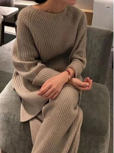 Joséphine - Ensemble Tricoté Élégant