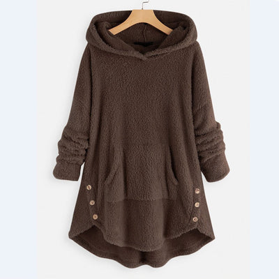 Agnes - Hoodie Peluche Élégante