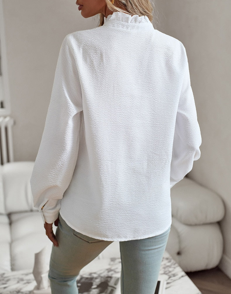 Agnete - Chic Blouse Rayée