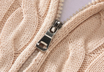 Anthony - Pull Torsadé Demi-Zip