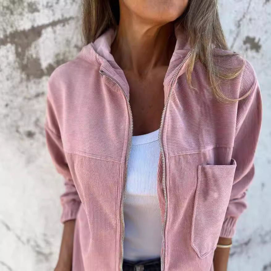 Clémence - Veste Velours Confortable