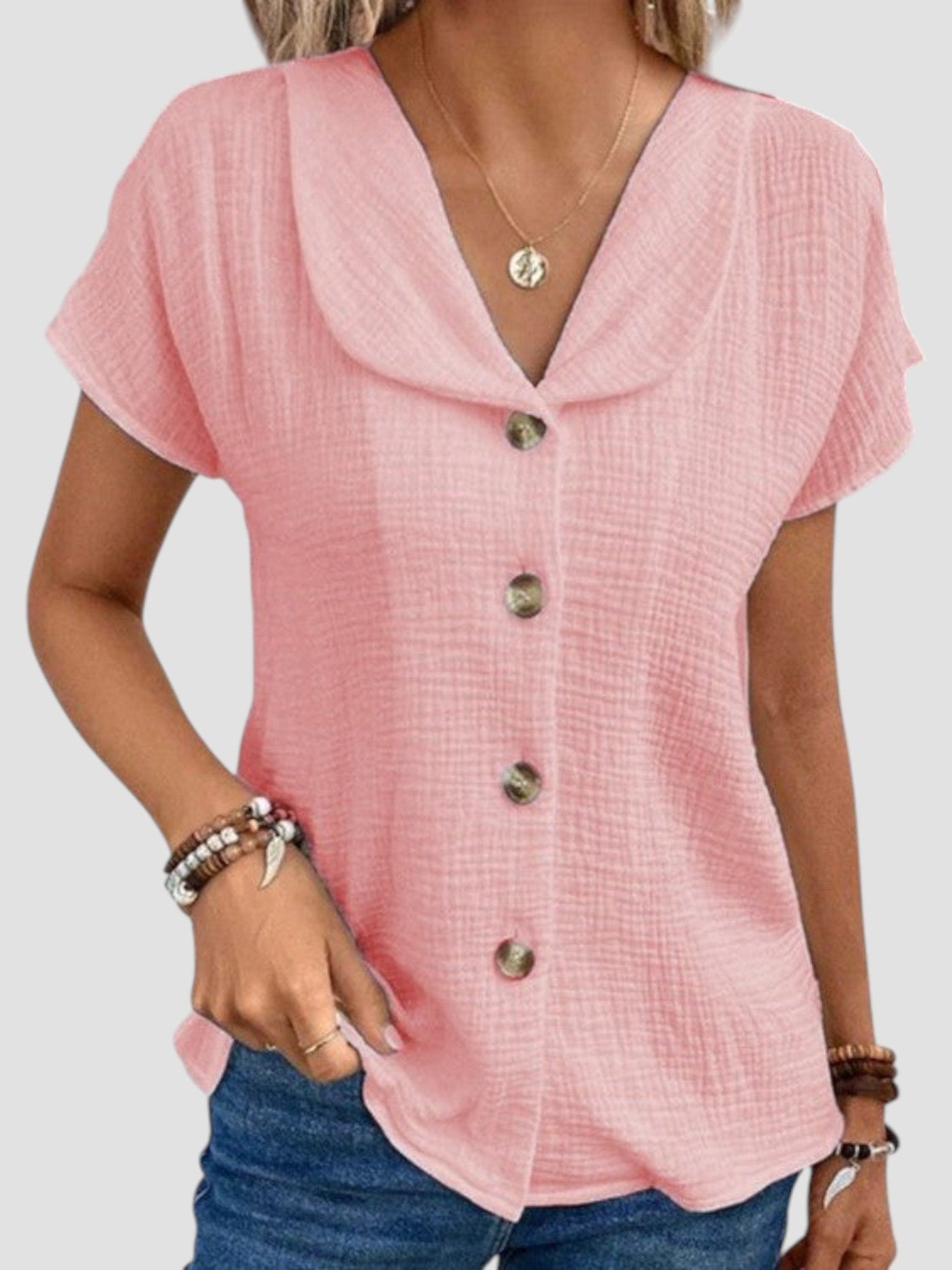 Nicoleta - Chemisier Décontracté Élégant