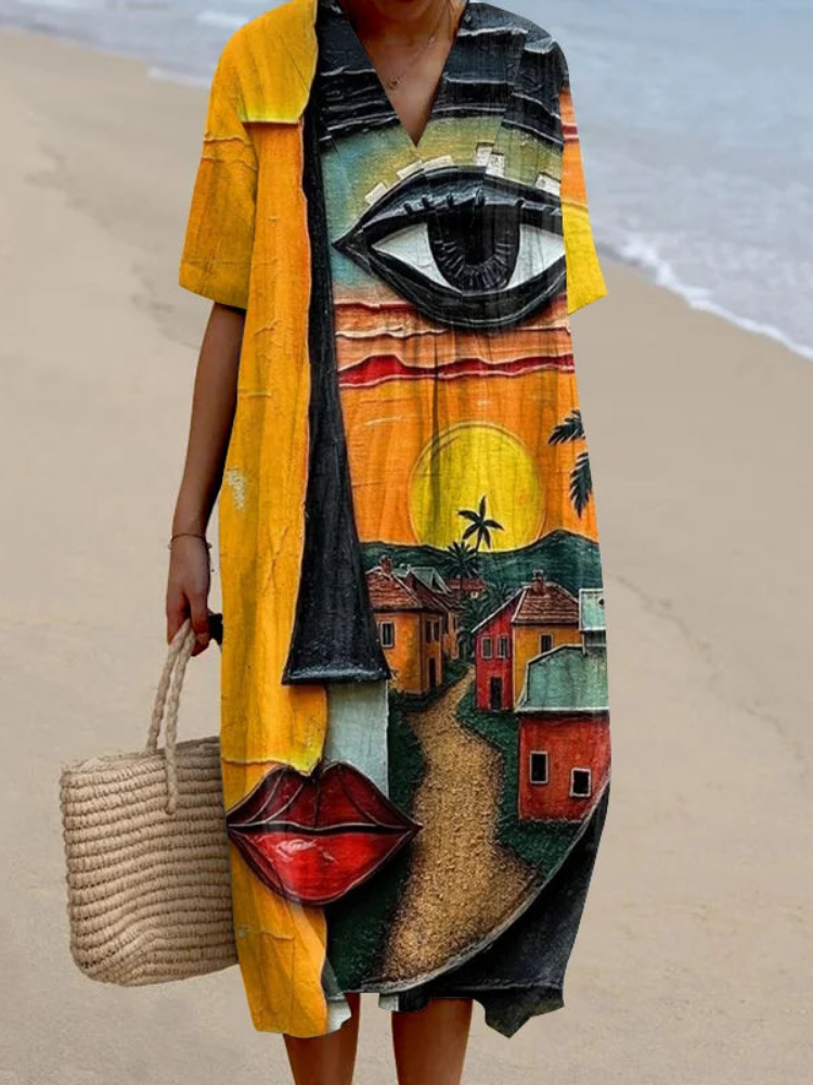 Lunelle - Robe Minimaliste Printanière