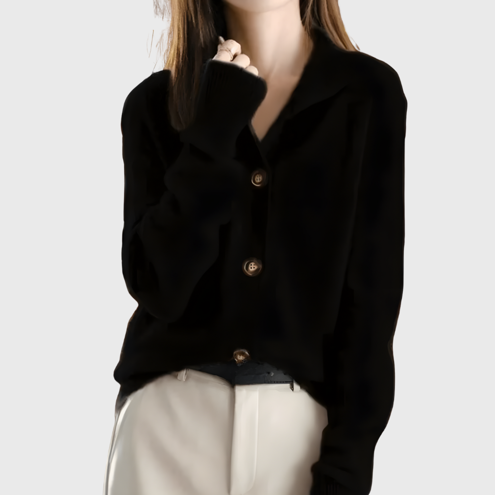 Annie - Gilet Tricot Élégant