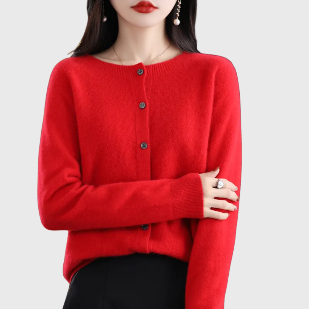 Anna - Élégant Cardigan Doux