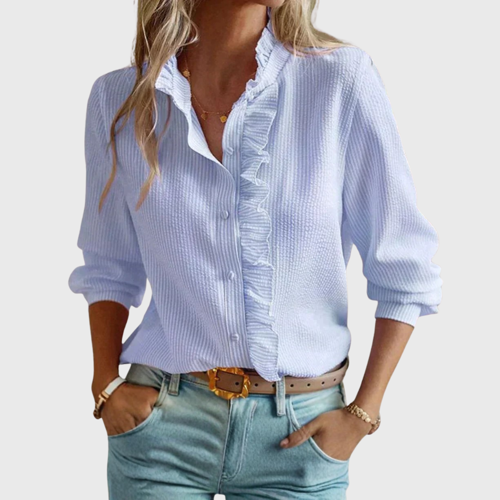 Agnete - Élégante Blouse Tricotée