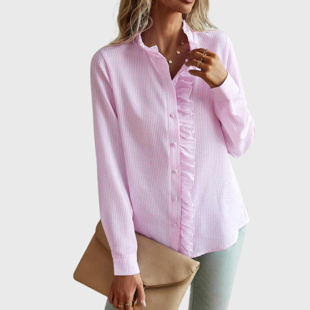 Agnete - Élégante Blouse Tricotée
