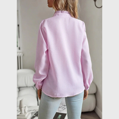 Agnete - Élégante Blouse Tricotée