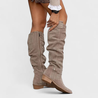 Sienna Luxe - Bottes Au Genou Chic