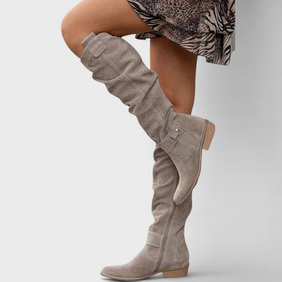 Sienna Luxe - Bottes Au Genou Chic