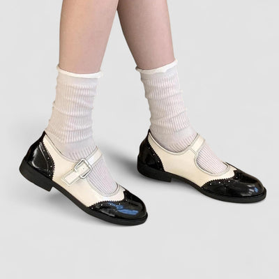 Laura - Élégance Bicolore Confortable