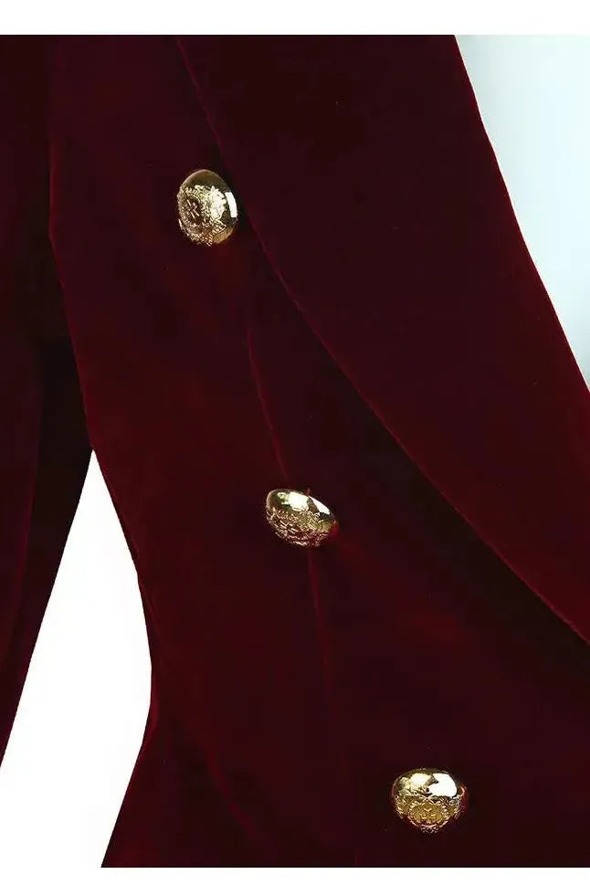 Nolia - Blazer Velours Élégant